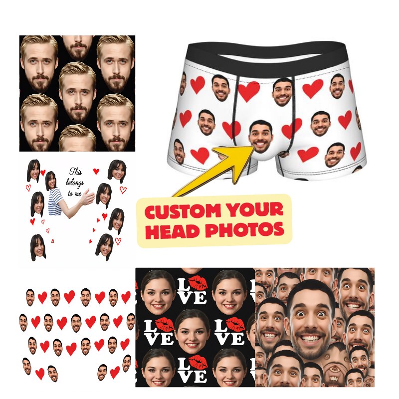 Pouch Boxer Pouch - Custom Your Head Trunk 3D Pouch