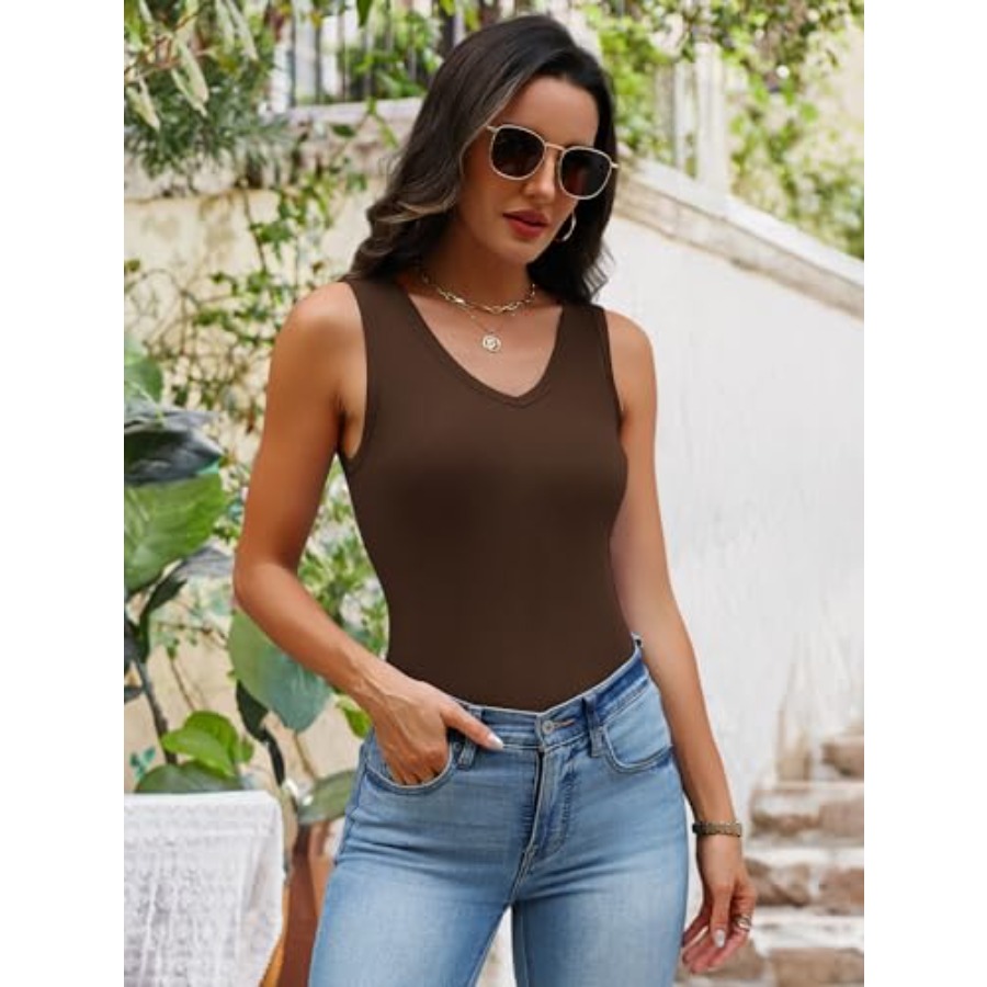 Chulianyouhuo Womens Sleeveles - Tank Top Ribbed recension och pris