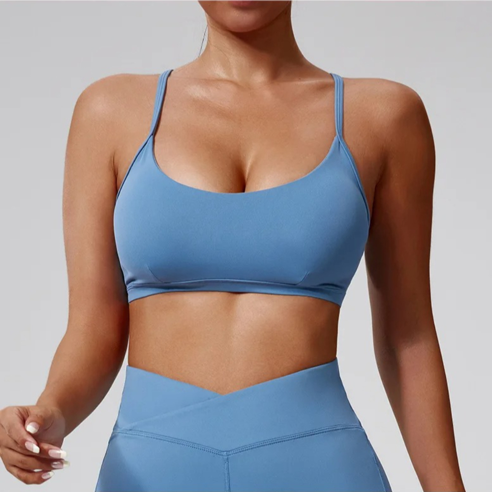 Sexy Cross Back Sports Bra Wom - Quick Dry Underwear recension och pris