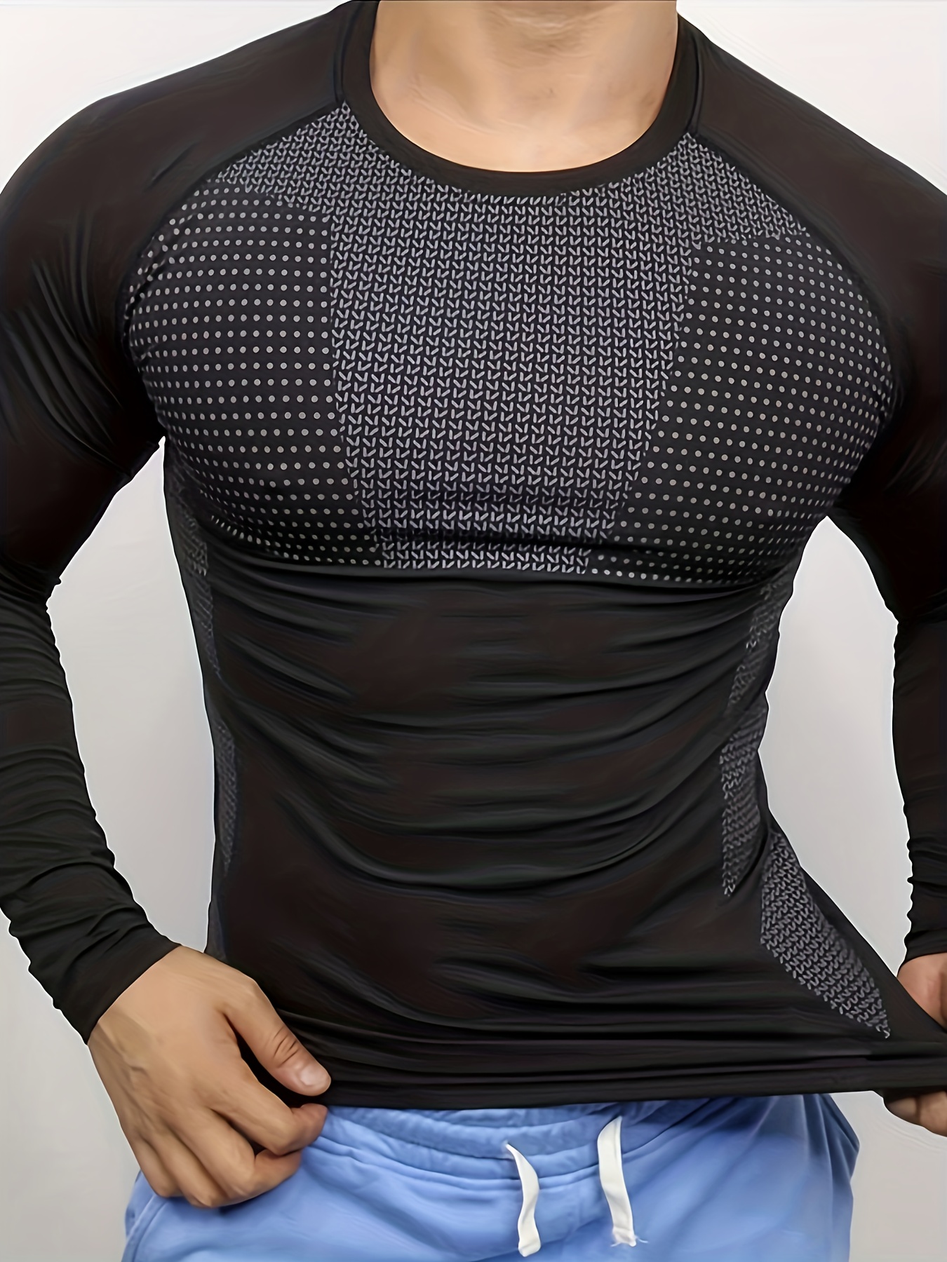 Men's autumn and winter thick  - T Shirt Tight Fit recension och pris