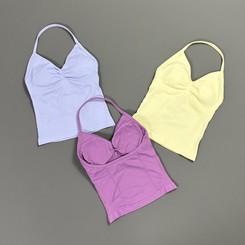 Sports Tank Top Women Halter V - Suspender Tank Top recension och pris