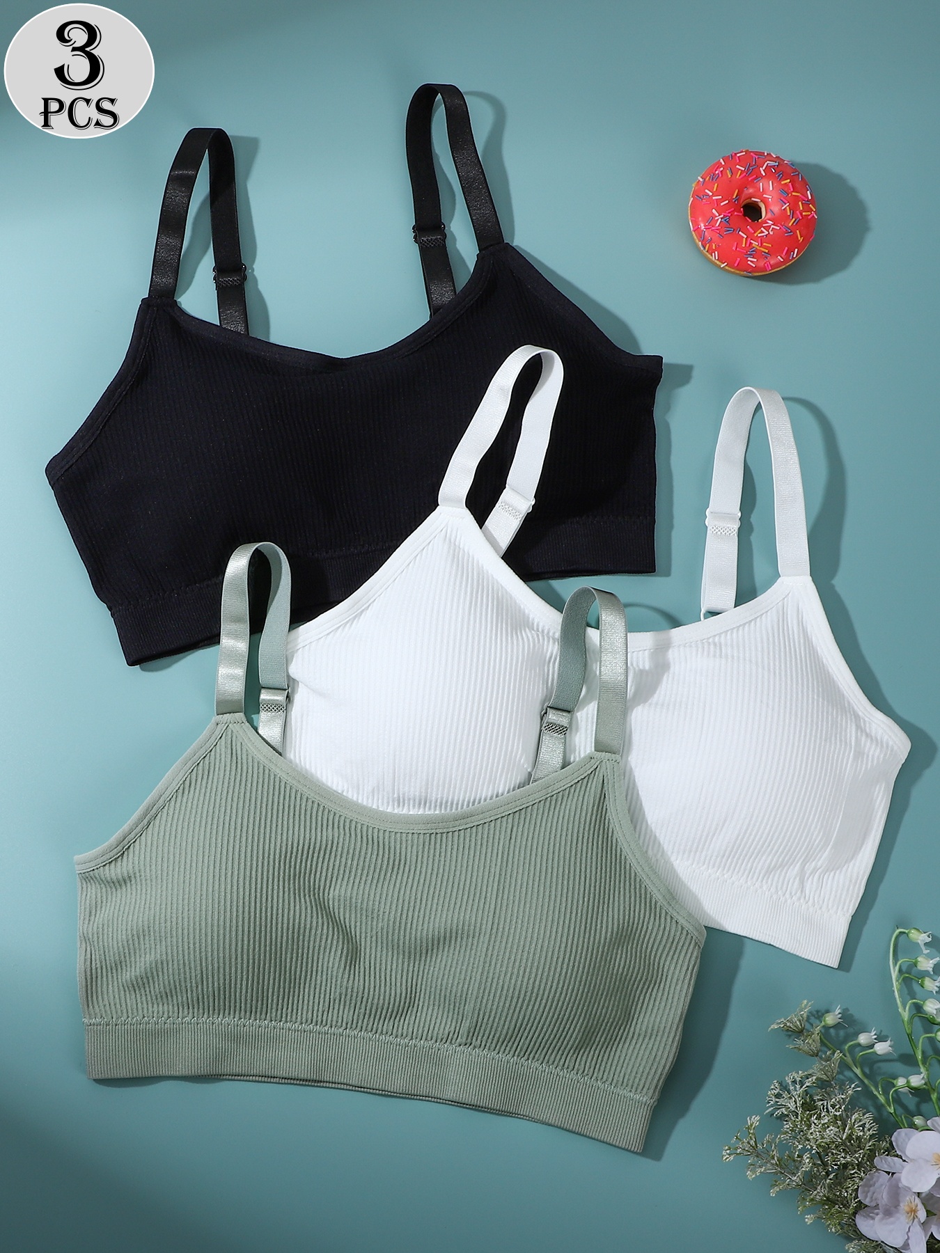 3-Pack - Women's Sports Bra -  - Multi Pack Underwear recension och pris