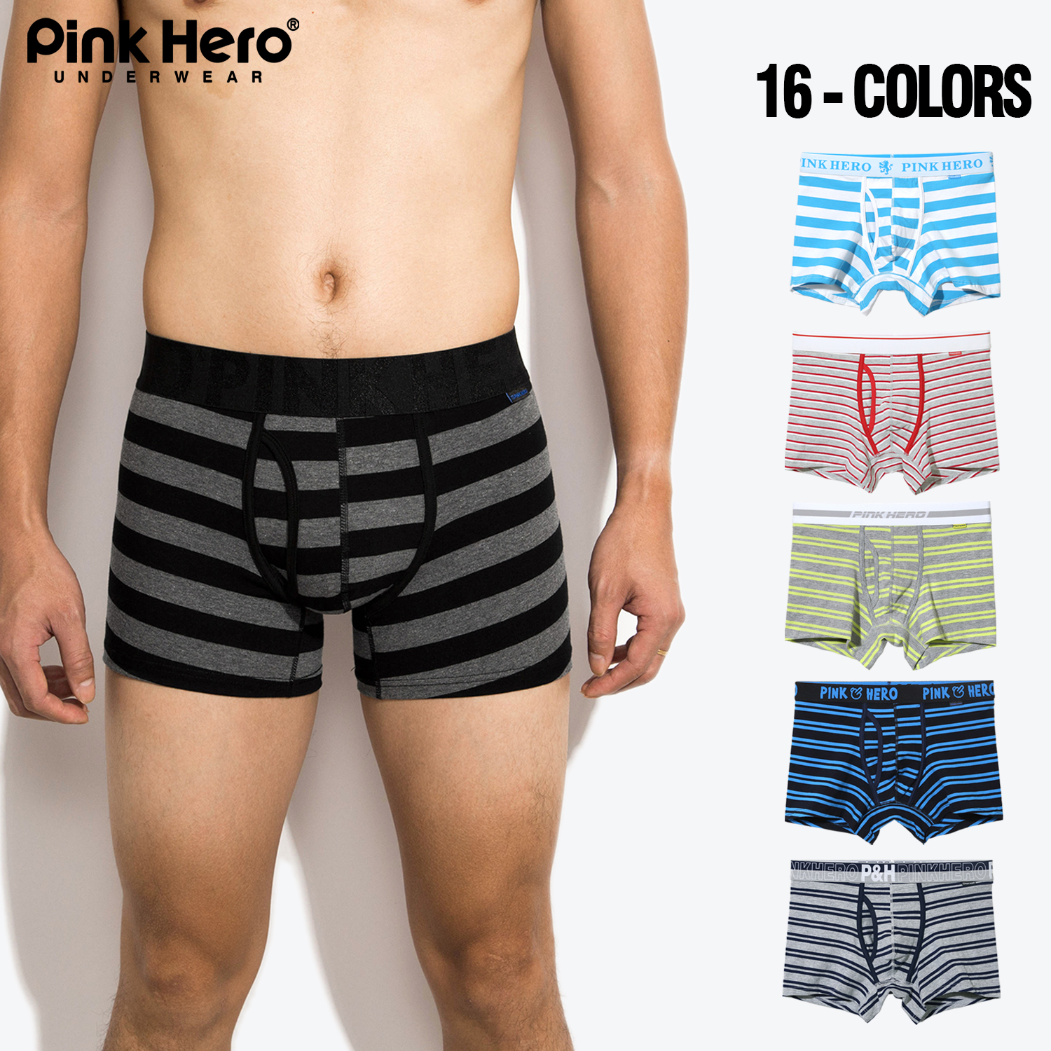 PINKHERO Fashion Underwear Str - Boxer Brief Pack Cotton recension och pris