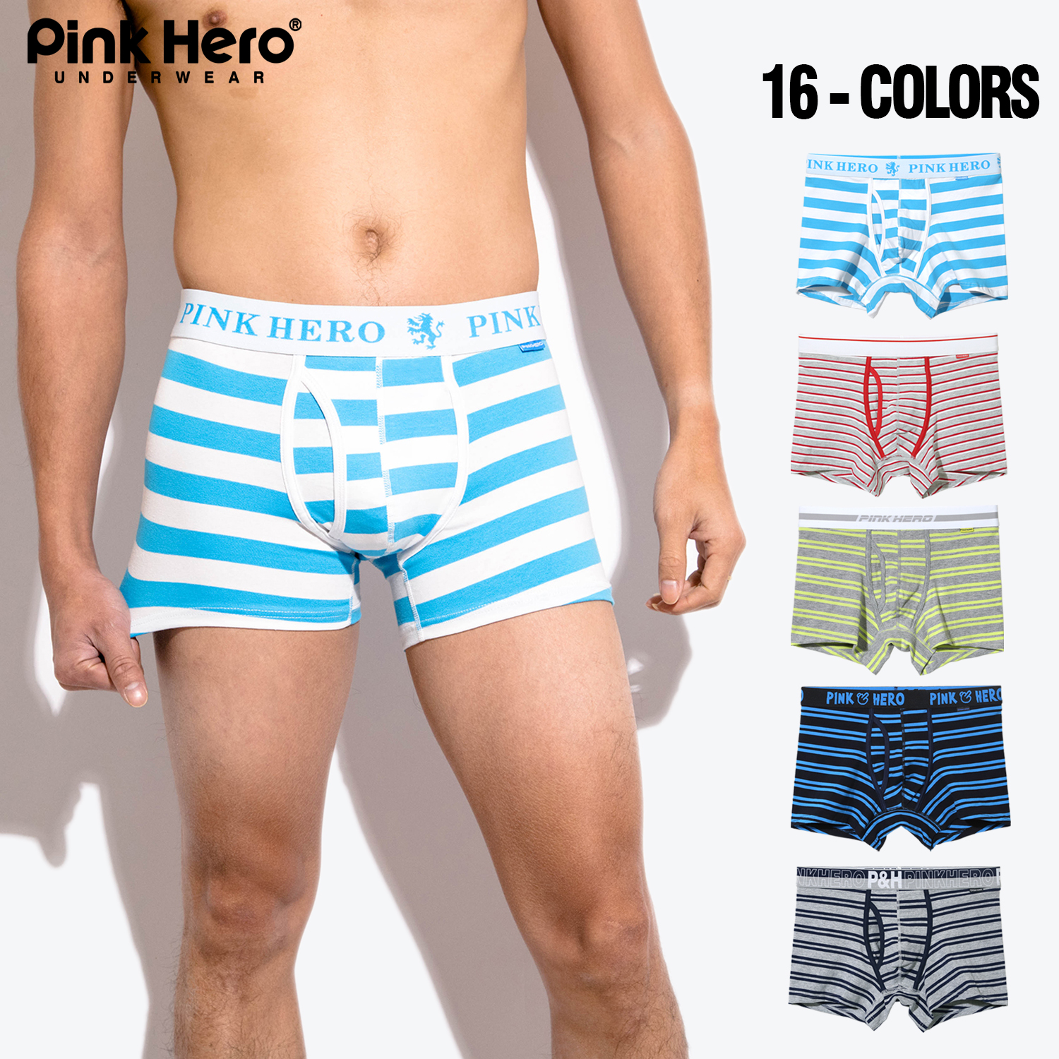 PINKHERO Fashion Underwear Str - Boxer Brief Pack Cotton recension och pris
