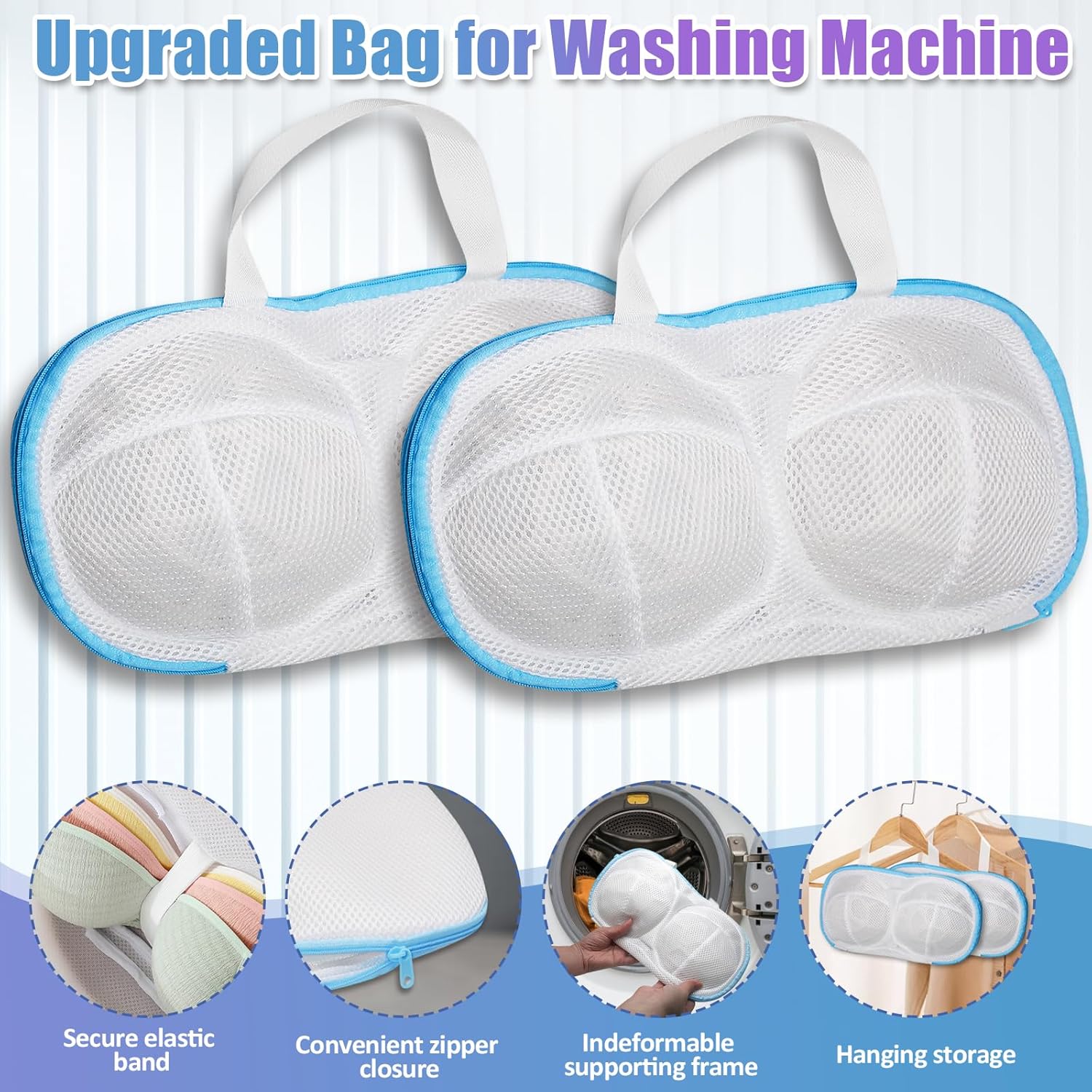 2-Pack Bra Wash Bags- Non-Defo - Multi Pack Underwear recension och pris