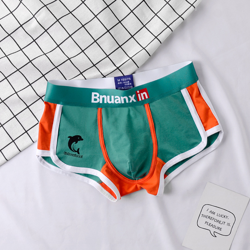 Man Underwear Fashion Youth Co - Boxer Brief Pack Cotton recension och pris