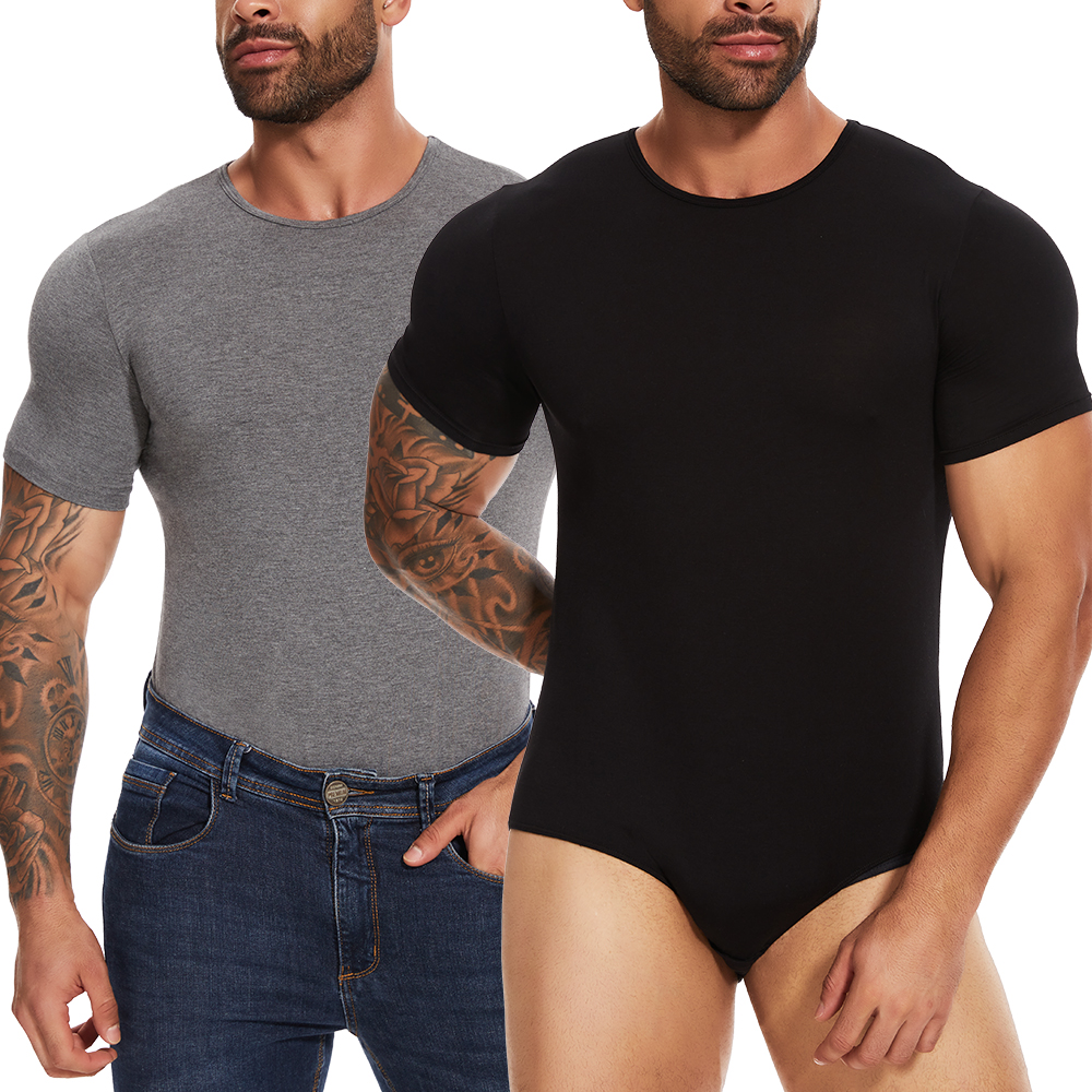 Short Sleeve Full Body Shaper  - Undershirt Crew Neck recension och pris