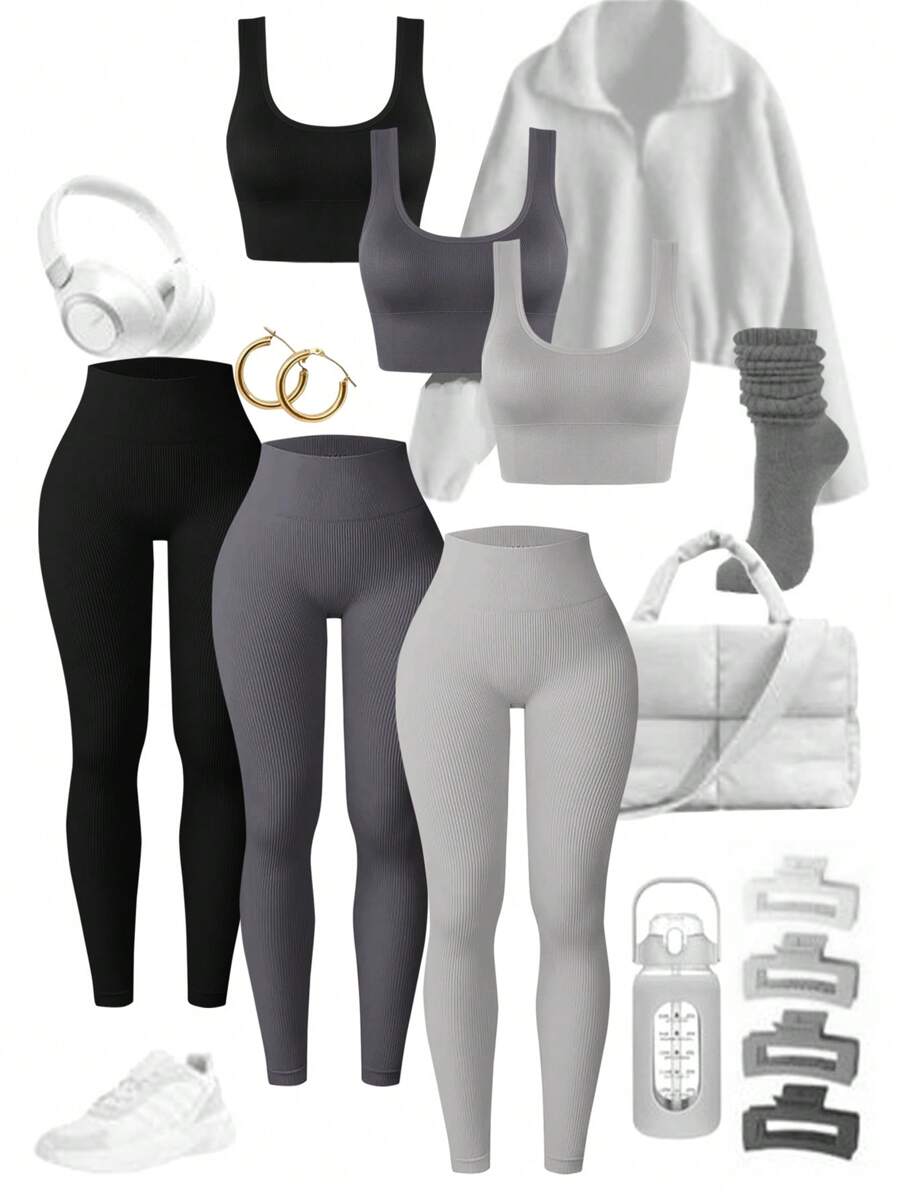Ribbed Seamless Tank Top And H - Tank Top Ribbed recension och pris