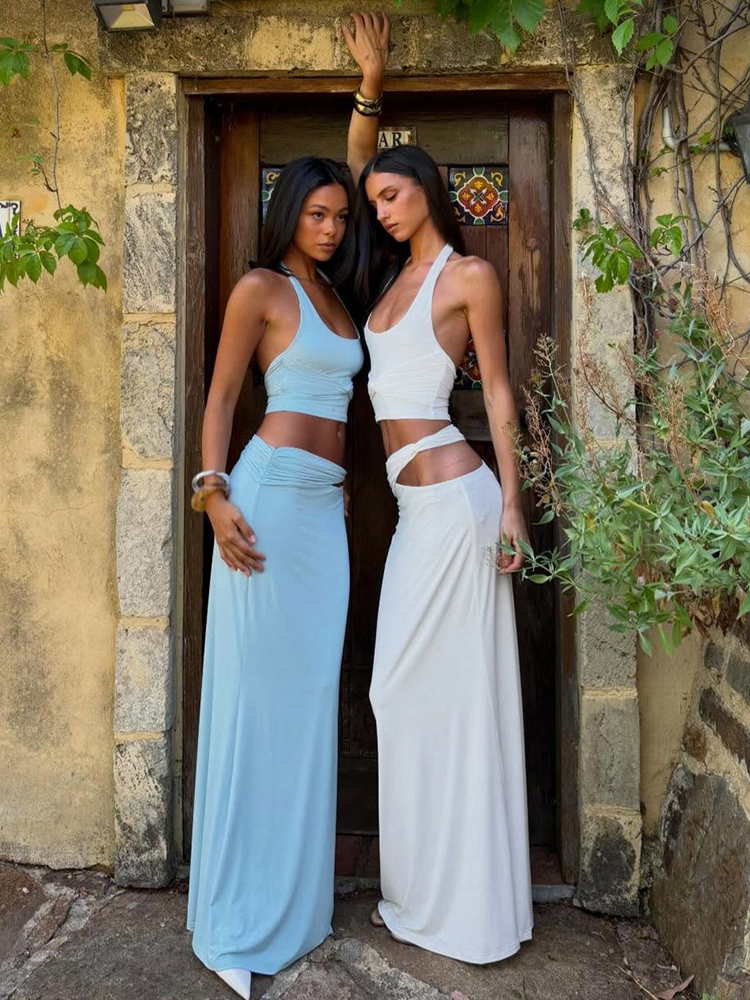 Kliou Sexy Fashion 2 Piece Set - Suspender Tank Top recension och pris