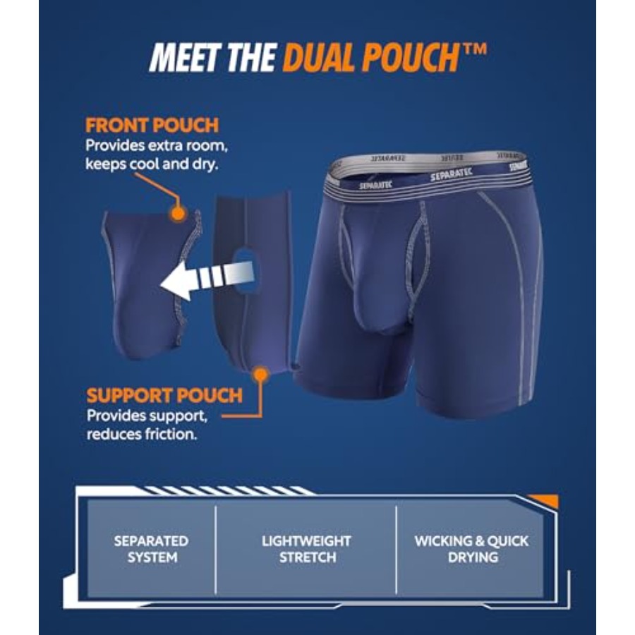 Separatec Mens Underwear with  - Performance Boxer Sport recension och pris