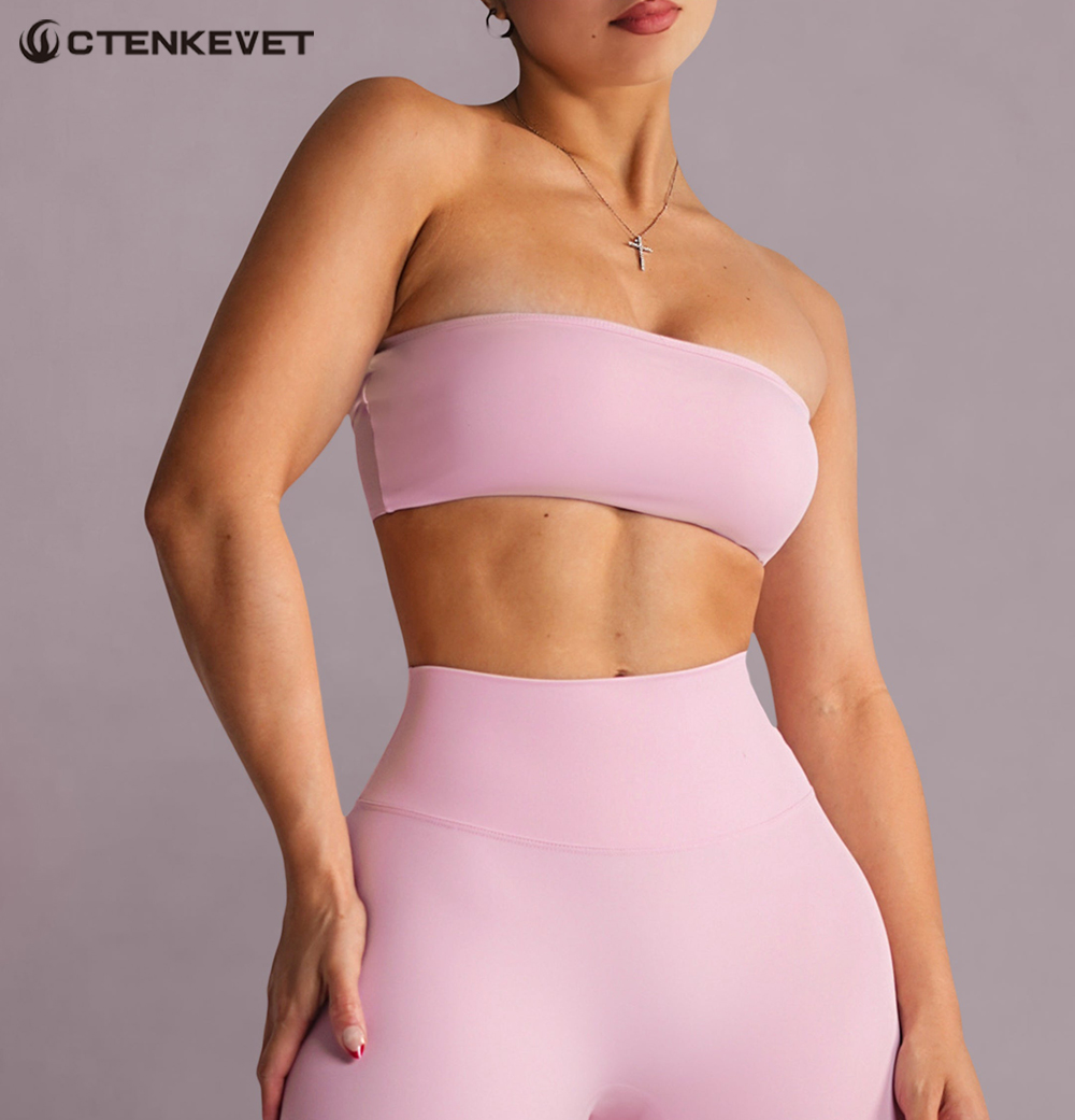 Strapless Sports Bra Gym Crop  - Quick Dry Underwear recension och pris