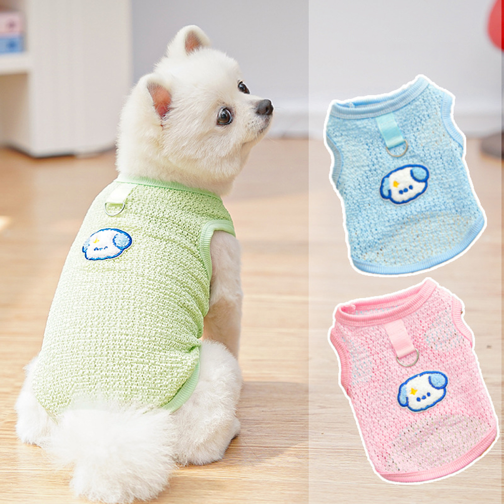 Cute Dog Cooling Vest Solid Br - Sleeveless Undershirt recension och pris