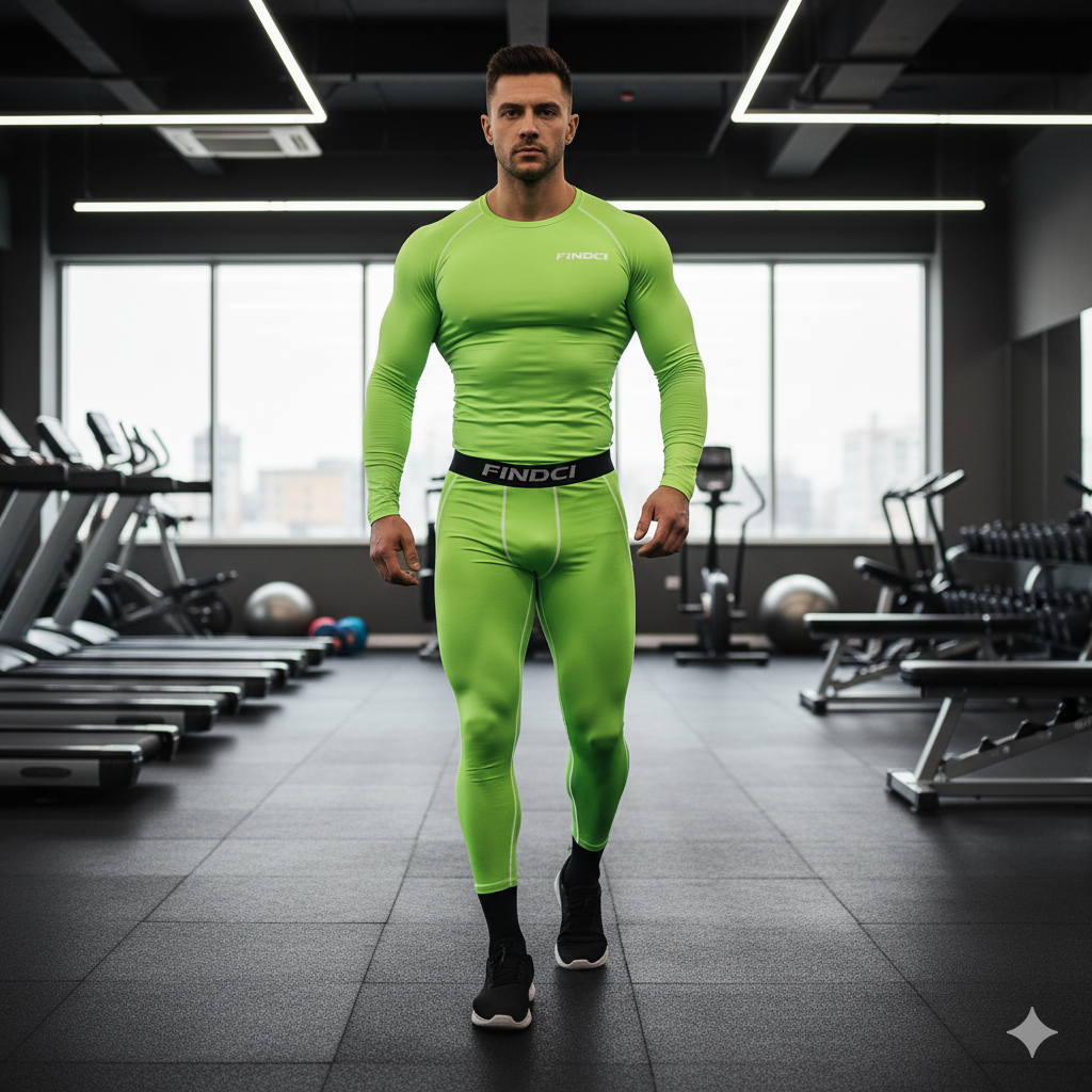 FINDCI Men's Sports Running Se - Compression Long Pant recension och pris
