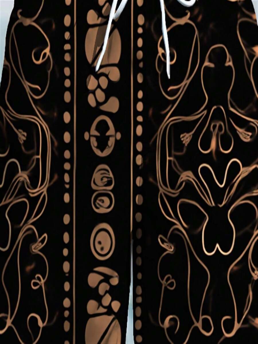 Mens Abstract Geometric Print  - Trunk Breathable Men recension och pris