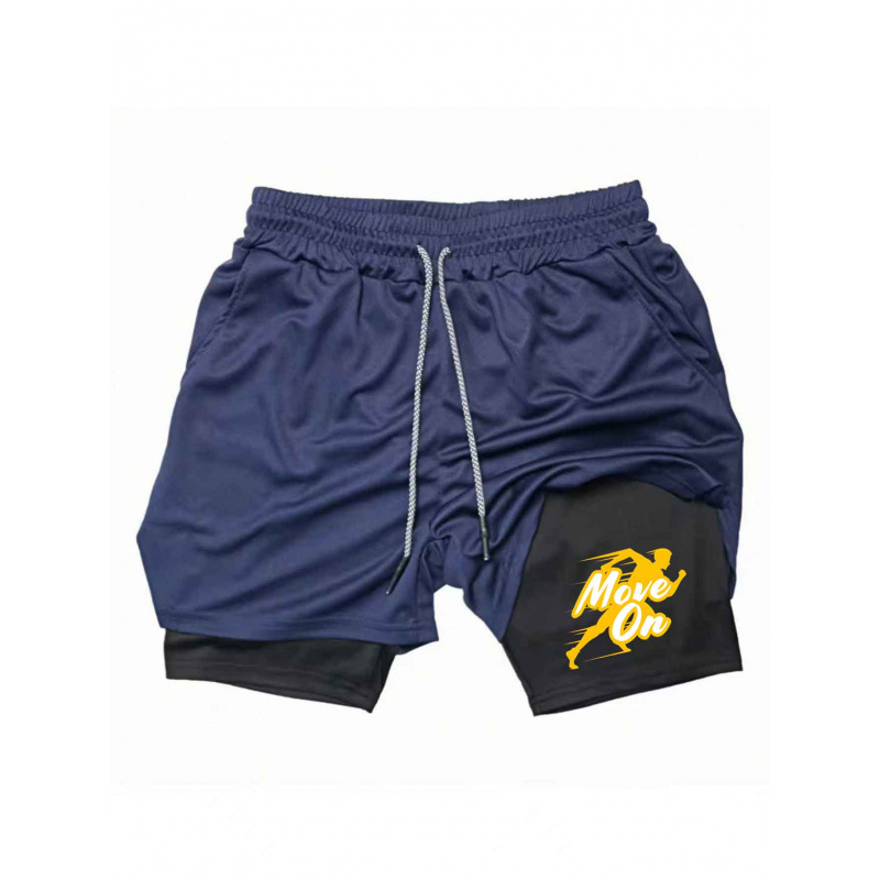 Summer Breathable Two-in-one D - Compression Shorts Athletes recension och pris